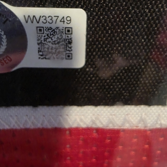 Red Chicago Bulls NBA Hall Of Famer Toni Kukoc Basketball Jersey in Frame - Picture 2 of 4